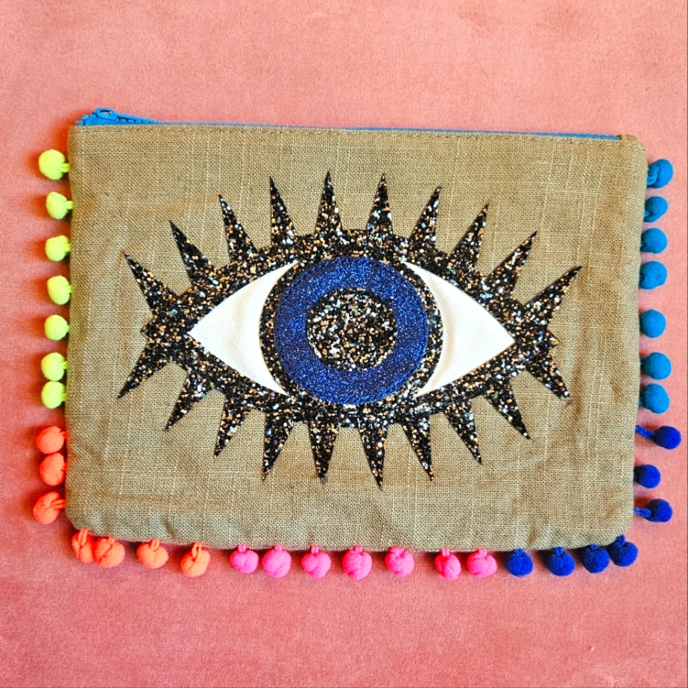 Express Eye Clutch Bag